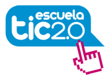 Proyecto TIC 2.0 del I.E.S. Martínez Montañés Logo escuelaTIC20 azul