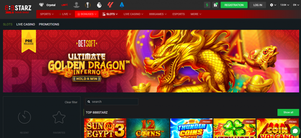 888STARZ – Casino sin licencia en España