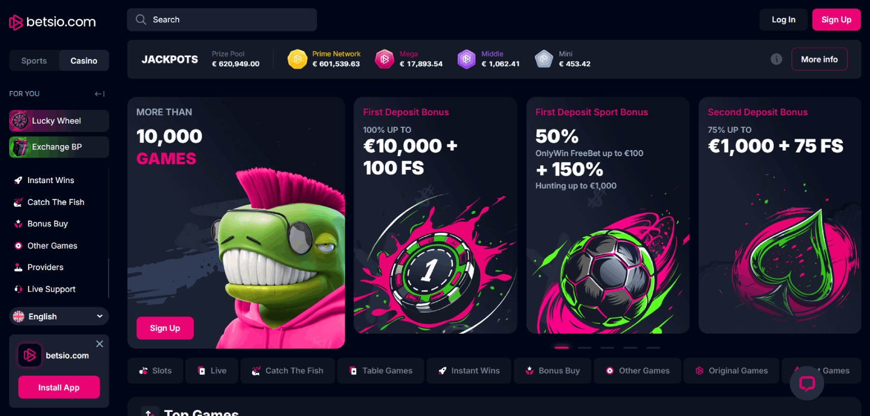 Betsio – Casino sin licencia en España